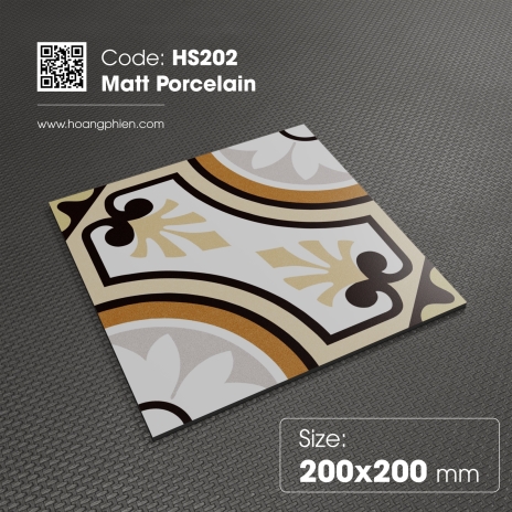 Matt Porcelain | 200x200mm | MÃ HS202