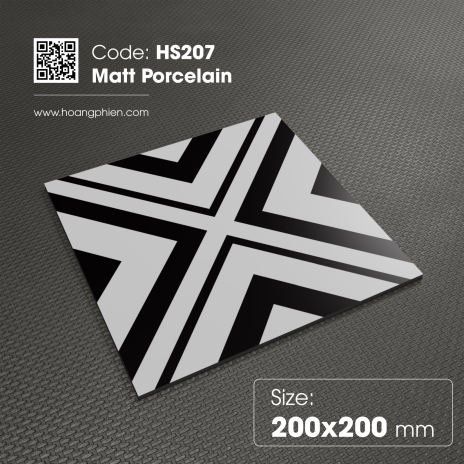 Matt Porcelain | 200x200mm | MÃ HS207