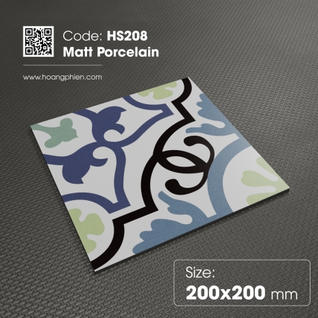 Matt Porcelain | 200x200mm | MÃ HS208