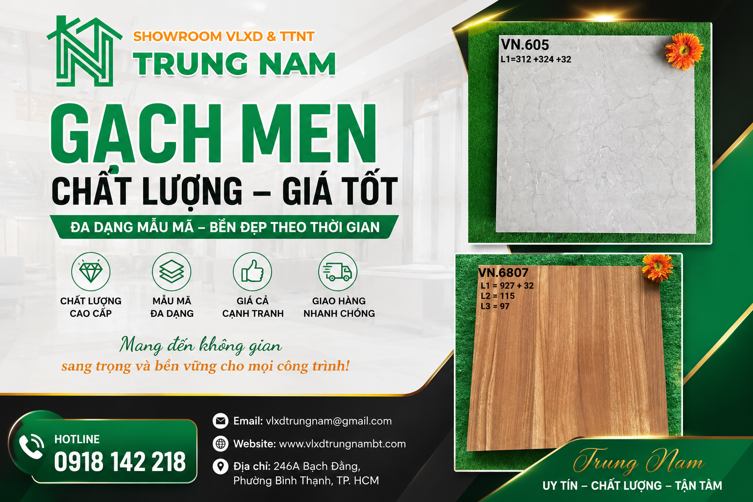 gạch men giá rẻ HCM